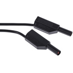 Staubli, 32A, 1 kV, Black, 1m Lead Length