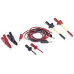 Hirschmann Test Lead Kit With Crocodile Clip, Probe Tip x 2, Test Lead x 2, Test Tip x 2