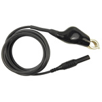 RS PRO Crocodile Clip Lead, 1A, 48V, Black, 2m Lead Length