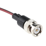 Pomona BNC Test Lead, 500V ac, Black, Red, 150mm Lead Length