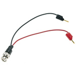 Fluke BNC Test Lead, 500V ac, Black, Red, 140mm Lead Length
