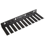 Pomona 4408/POM Black Test Lead Holder, 10 Slots, 8.13mm Cable Dia.