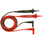 RS PRO Test Lead & Connector Kit With 1 Black Lead Assembly, 1 Red Lead Assembly