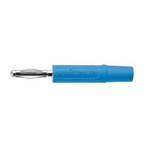Schutzinger Yellow Banana adapter With Nickel Plated contacts and Nickel Plated