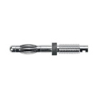 Schutzinger Banana adapter With Nickel Plated contacts and Nickel Plated