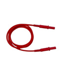 RS PRO Test Leads, 10A, 1000V, Red, 1.5m Lead Length