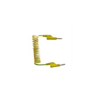 RS PRO Test Leads, 10A, 1000V, Green/Yellow, 3m Lead Length