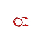 RS PRO Test Leads, 10A, 1000V, Red, 1.5m Lead Length