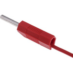 RS PRO, 4A, 15V, Black, Red, 500mm Lead Length