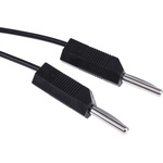 RS PRO, 4A, 15V, Black, Red, 500mm Lead Length