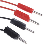 RS PRO Test Leads, 4A, 15V, Black, Red, 1m Lead Length