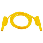 Staubli, 32A, 1 kV, Yellow, 1m Lead Length