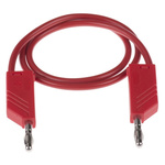 Hirschmann Test & Measurement, 32A, 60V dc, Red, 500mm Lead Length