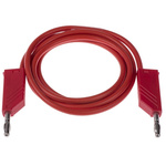 Hirschmann Test & Measurement, 16A, 60V dc, Red, 1m Lead Length