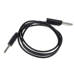 RS PRO, 2.5A, 50V ac, Black, 1m Lead Length