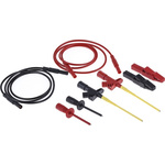 Hirschmann Test Lead Kit With Alligator Clip AK 2 B Black (932 435-100), Alligator Clip AK 2 B Red (932 435-101), Clamp