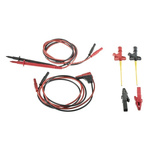 Hirschmann Test Lead Kit With Alligator Clip AK 2 B Black (932 435-100), Alligator Clip AK 2 B Red (932 435-101), Clamp