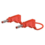 Staubli, 32A, 600V, Red, 500mm Lead Length