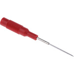 Hirschmann Fixed Test Probe, 1mm Tip, 30 V ac, 60V dc, 4mm Socket