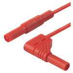 Hirschmann Test & Measurement, 32A, 1000V ac/dc, Red, 2m Lead Length