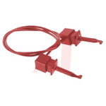 Mueller Electric Test lead, 5A, Red, 600mm Lead Length