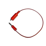 Mueller Electric Crocodile Clip Lead, 10A, 300V, Red, 300mm Lead Length