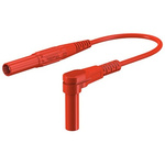 Staubli, 19A, 1kV, Red, 1m Lead Length