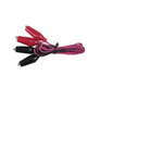 Teishin Electric Crocodile Clip Lead, Black, Red, 1m Lead Length