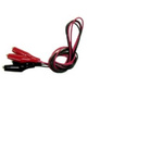 Teishin Electric Crocodile Clip Lead, Black, Red, 1m Lead Length
