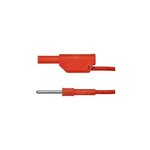 Schutzinger Test lead, 19A, 600V, Red, 500mm Lead Length