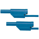 Schutzinger Test lead, 32A, 1kV, Blue, 1m Lead Length