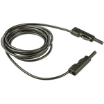 Hirschmann Test & Measurement, 16A, 60V dc, Black, 2m Lead Length