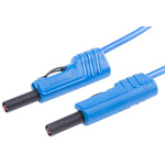 Hirschmann Test & Measurement, 16A, 60V dc, Blue, 2m Lead Length