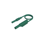 Hirschmann Test & Measurement Test lead, 32A, Green, 500mm Lead Length
