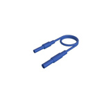 Hirschmann Test & Measurement Test lead, 32A, Blue, 250mm Lead Length