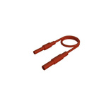 Hirschmann Test & Measurement Test lead, 32A, Red, 1m Lead Length