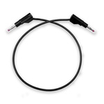 Mueller Electric Test Leads, 20A, 1kV, Black, 609.6mm Lead Length