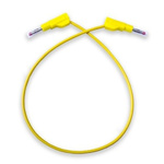 Mueller Electric Test Leads, 20A, 1kV, Yellow, 914.4mm Lead Length