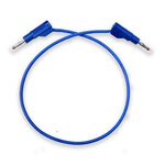Mueller Electric Test Leads, 20A, 1kV, Blue, 1524mm Lead Length