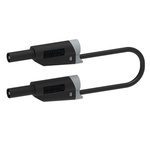 Electro PJP Test lead, 36A, 1kV, Black, 100cm Lead Length