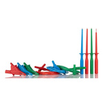 Megger Test lead, 0.001 → 1000A, 300V, Blue, Green, Red, 1.4m Lead Length
