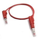 Mueller Electric Test Leads, 32A, CATII 600V, Red, 0.25m Lead Length