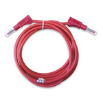 Mueller Electric Test Leads, 45A, 600V, Red, 36in Lead Length