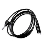 Mueller Electric Test Leads, 10A, 1kV, Black, 60in Lead Length