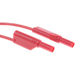 Hirschmann Test & Measurement, 32A, 1000V ac/dc, Red, 1m Lead Length