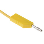 Hirschmann Test & Measurement, 16A, 60V dc, Yellow, 1.5m Lead Length