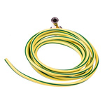 Staubli Test lead, Green/Yellow, 1m Lead Length