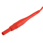 Staubli Test lead, 8A, 1kV, Red, 1.5m Lead Length