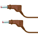 Staubli, 32A, 600V, Brown, 1m Lead Length