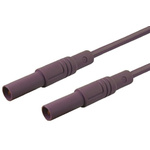 Hirschmann Test & Measurement, 32A, 1000V ac/dc, Violet, 1m Lead Length